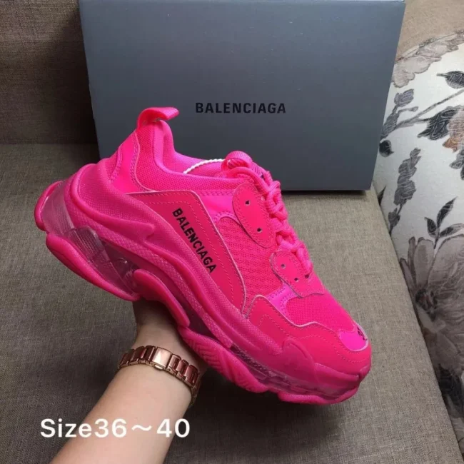 Balen Triple S Clear Sole Pink 5059