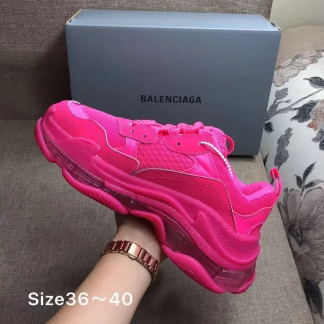 Balen Triple S Clear Sole Pink 5059