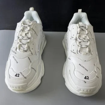 Balen Allover Logo Triple S White