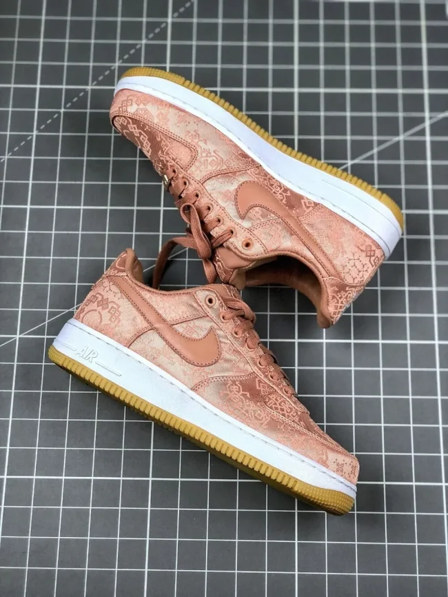 Clot X Af 1 Low Premium Rose Gold Silk