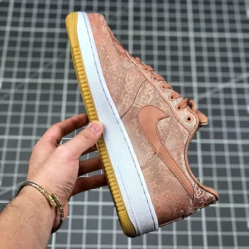 Clot X Af 1 Low Premium Rose Gold Silk