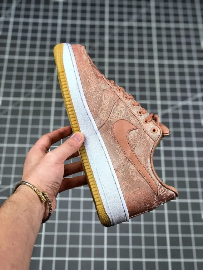 Clot X Af 1 Low Premium Rose Gold Silk