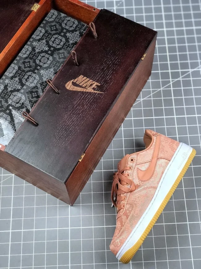 Clot X Af 1 Low Premium Rose Gold Silk