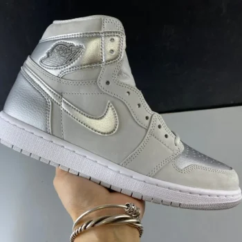 AJ 1 Retro High Og Co.jp Metallic Silver