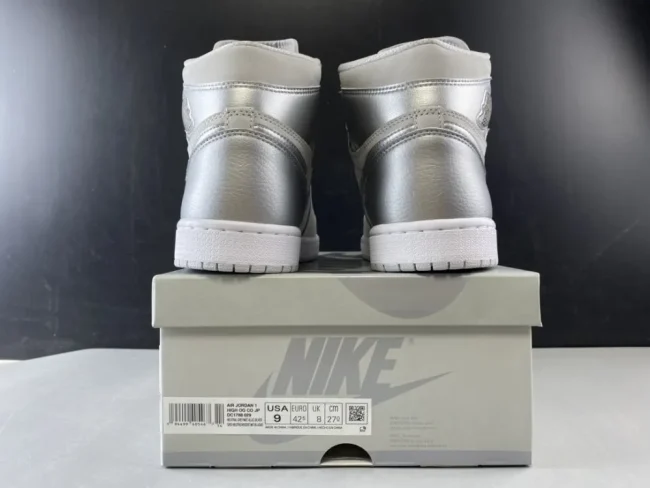 AJ 1 Retro High Og Co.jp Metallic Silver