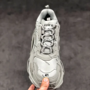 Balen Allover Logo Triple S Gray