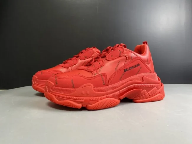 Balen Allover Logo Triple S Red