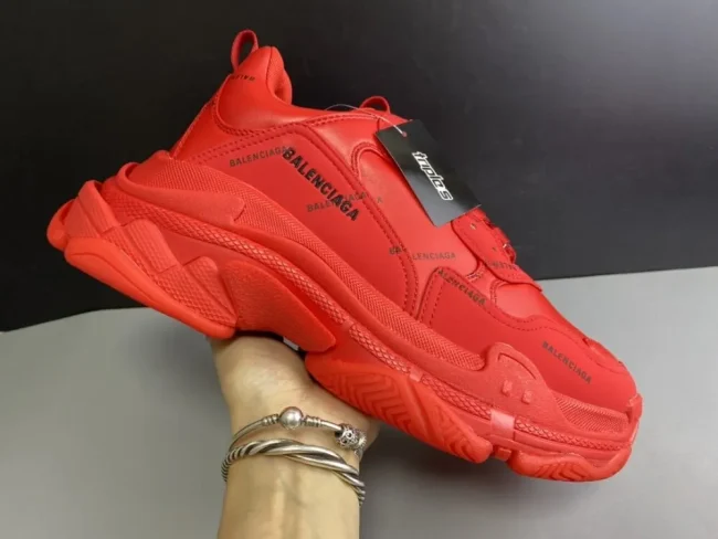 Balen Allover Logo Triple S Red