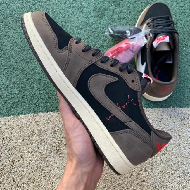 Tscott X AJ 1 Low Mocha