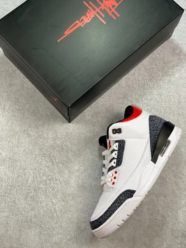 AJ 3 Retro Denim Se Fire Red