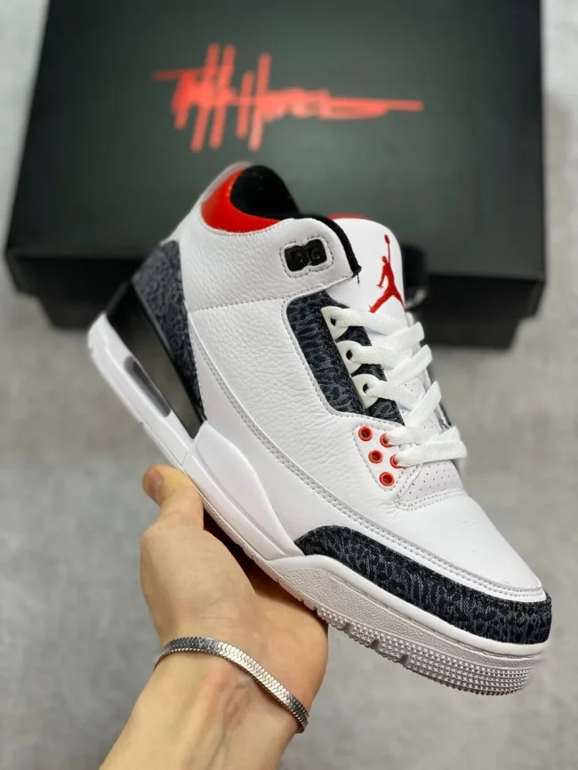 AJ 3 Retro Denim Se Fire Red