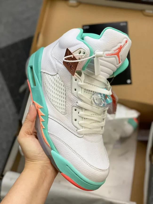 Aj 5 Retro Gs Light Aqua