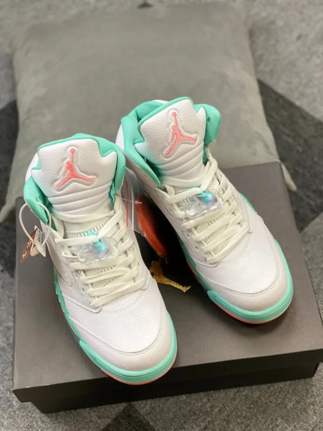 Aj 5 Retro Gs Light Aqua