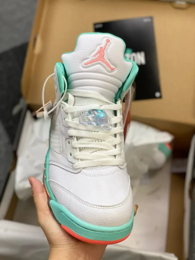 Aj 5 Retro Gs Light Aqua