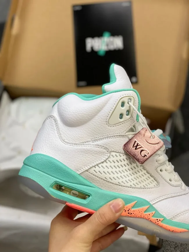 Aj 5 Retro Gs Light Aqua