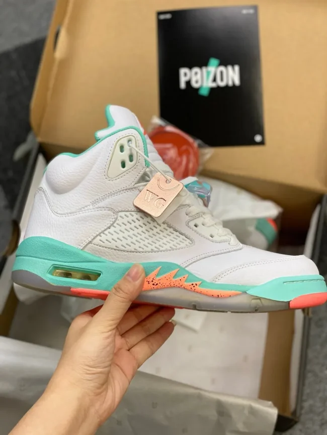 Aj 5 Retro Gs Light Aqua