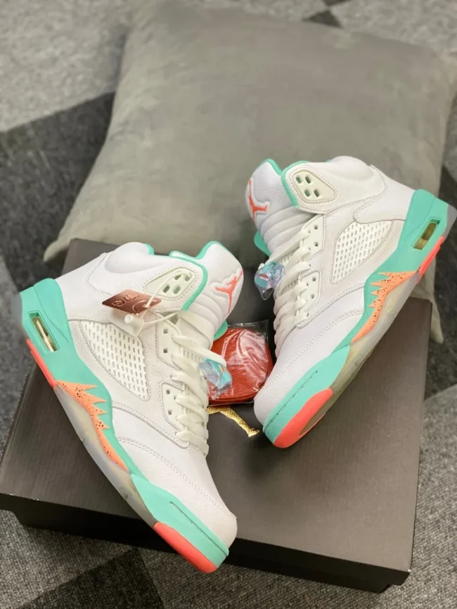 Aj 5 Retro Gs Light Aqua