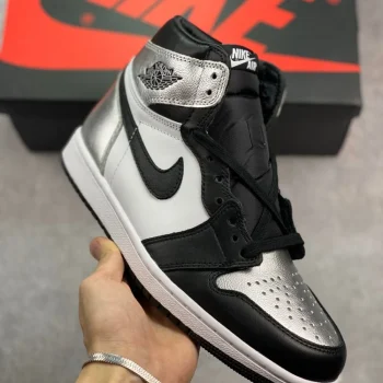 AJ 1 High Og Silver Toe