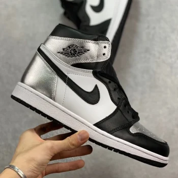 AJ 1 High Og Silver Toe