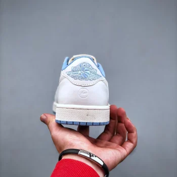 Fragment Design X Tscott X AJ 1 Retro Low Og Sp White Blue