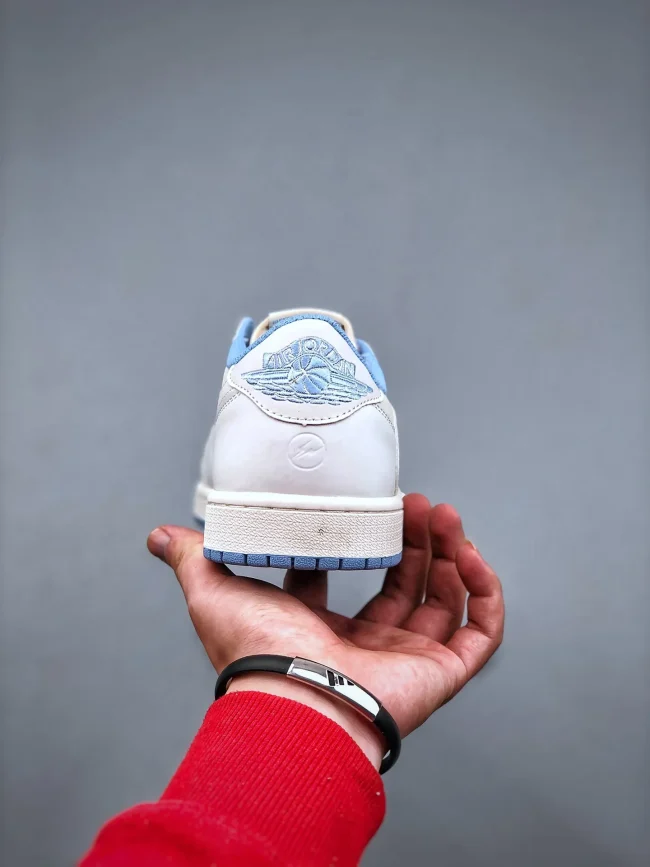 Fragment Design X Tscott X AJ 1 Retro Low Og Sp White Blue