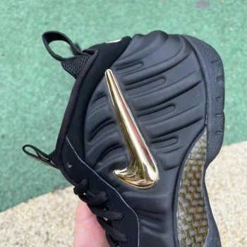 Air Foamposite Pro Black Metallic Gold