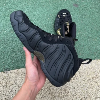 Air Foamposite Pro Black Metallic Gold