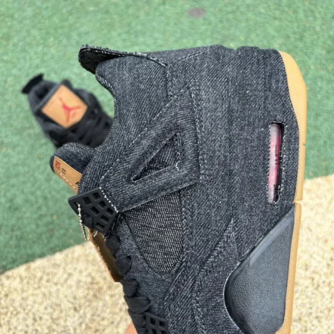 Levi's X AJ 4 Retro Black Denim