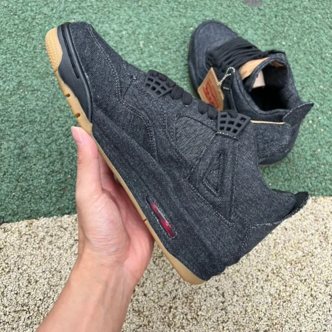 Levi's X AJ 4 Retro Black Denim