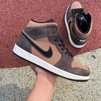 AJ 1 Mid Se Dark Chocolate