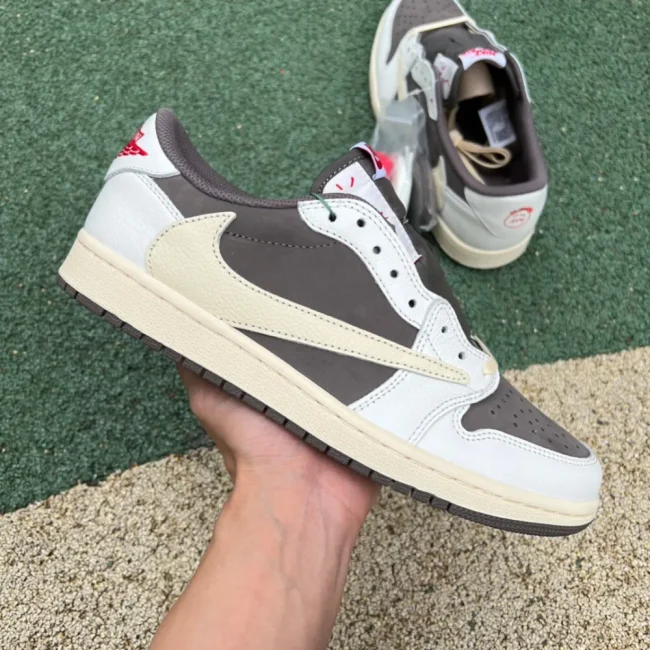 Tscott X AJ 1 Low Og Reverse Mocha