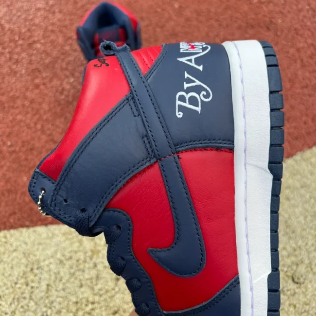 Sr X Dunk High Sb By Any Means - Red Navy