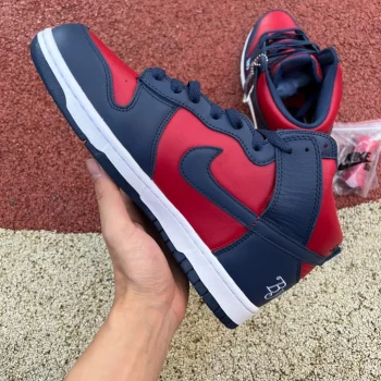 Sr X Dunk High Sb By Any Means - Red Navy