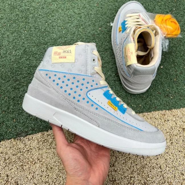 Union La X AJ 2 Retro Grey Fog