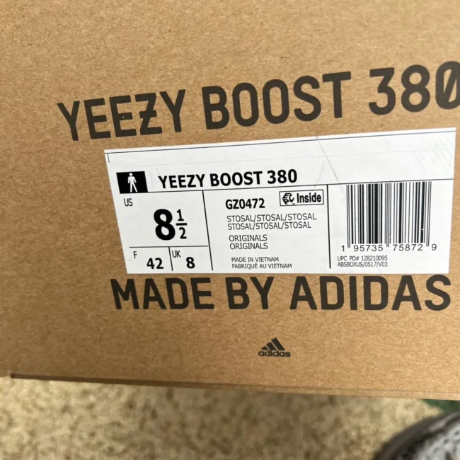 Yzy Boost 380 Stone Salt