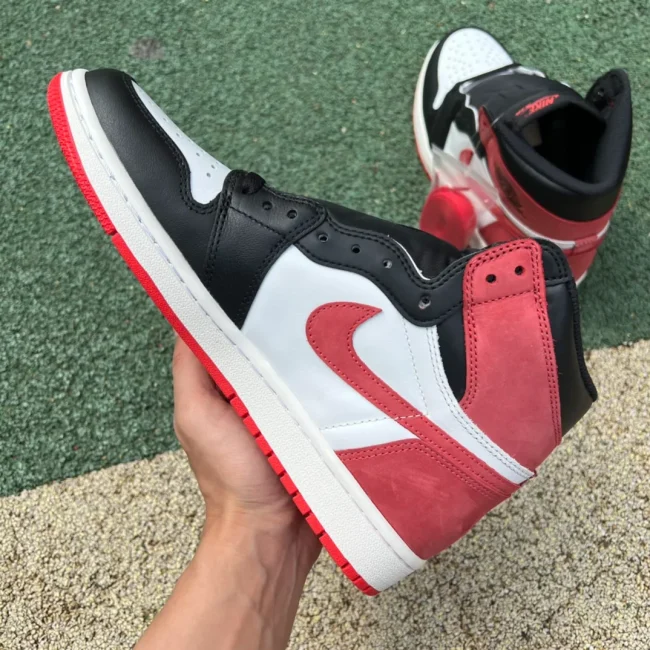 AJ 1 Retro High Og Best Hand In The Game - Track Red