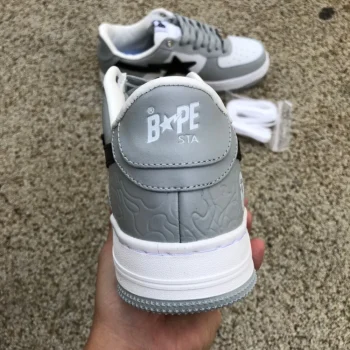 Bapesta Low M2 White Grey