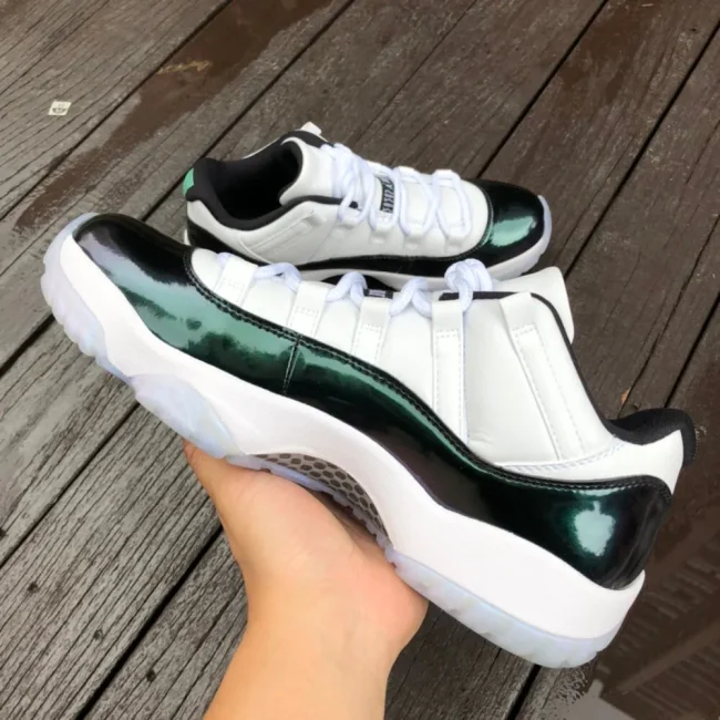 AJ 11 Retro Low Emerald