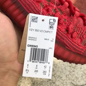 Yzy Boost 350 V2 Cmpct Slate Red