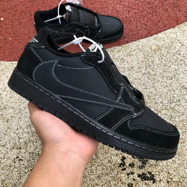 Tscott X AJ 1 Low Og Sp Black Phantom