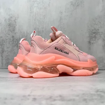 Balen Triple S Clear Sole Pink 5761