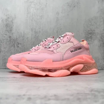 Balen Triple S Clear Sole Pink 5761