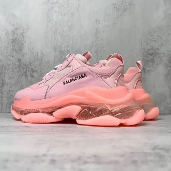 Balen Triple S Clear Sole Pink 5761