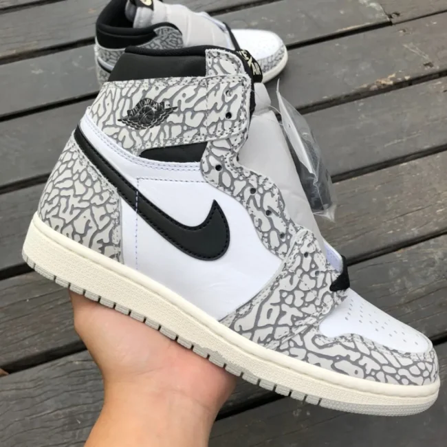 AJ 1 Retro High Og White Cement