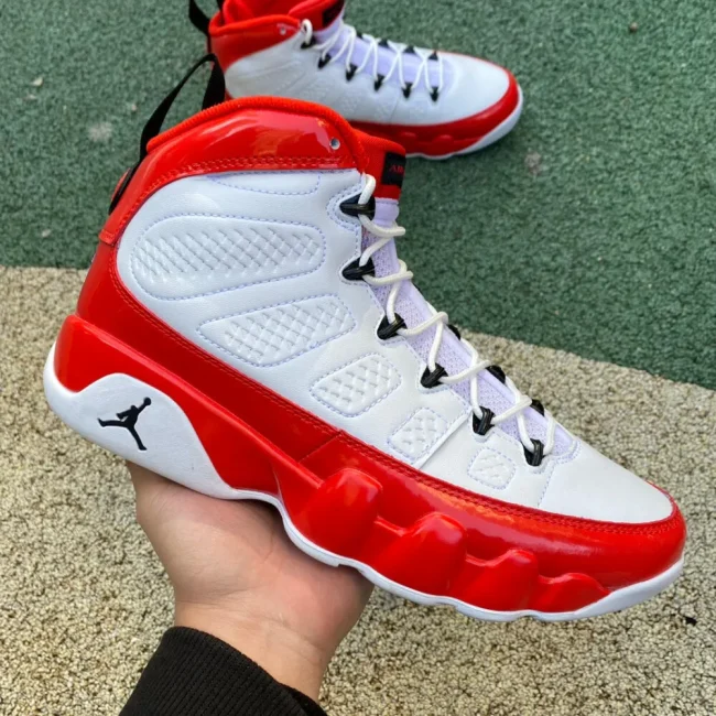 Aj 9 Retro Gym Red