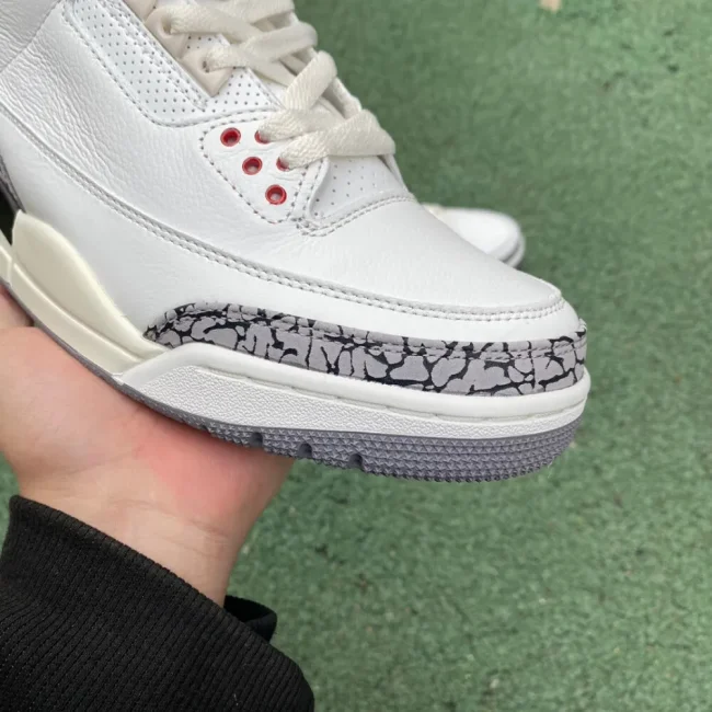 AJ 3 Retro White Cement Reimagined