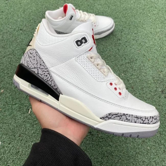 AJ 3 Retro White Cement Reimagined