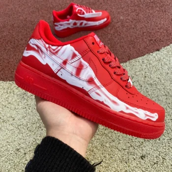 Af 1 Low '07 Red Skeleton