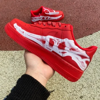 Af 1 Low '07 Red Skeleton