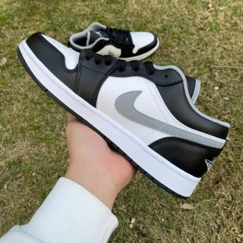 AJ 1 Low Black Medium Grey